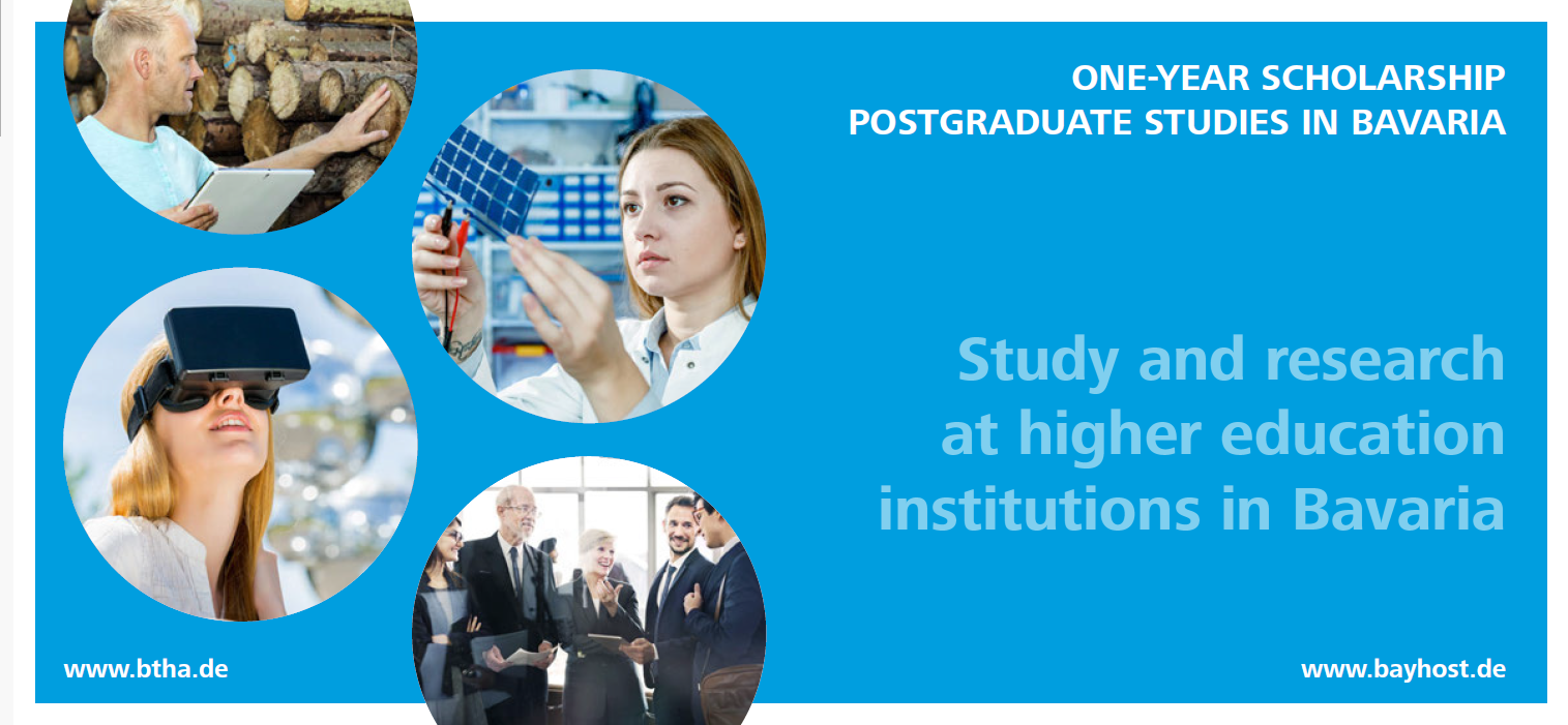 One-year scholarship program sponsored by the Free State of Bavaria 2026/27