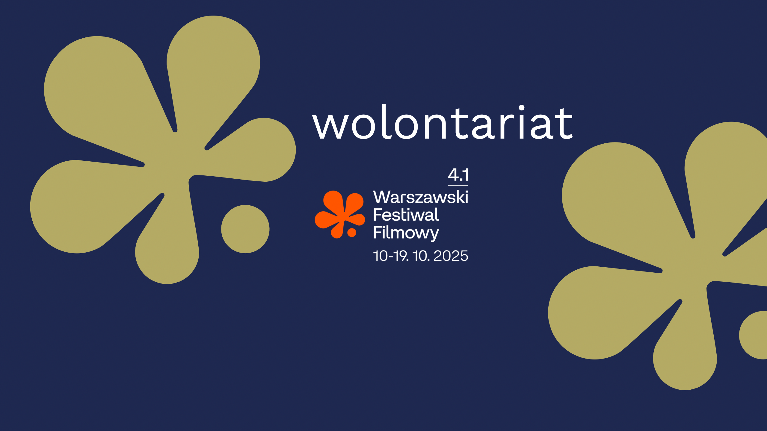 Wolontariat filmowy // 41. Warszawski Festiwal Filmowy