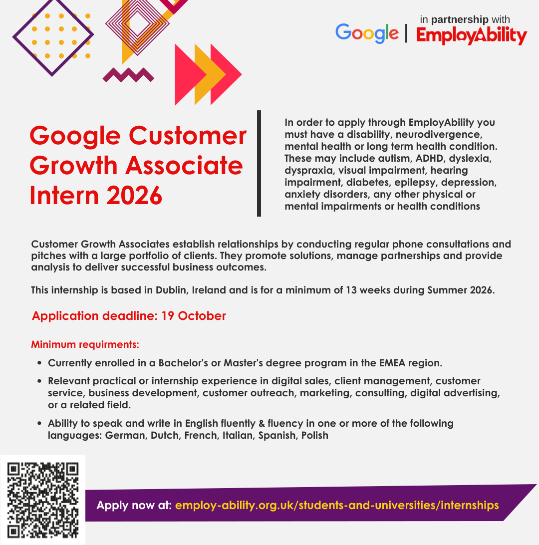 Customer Growth Associate Internship