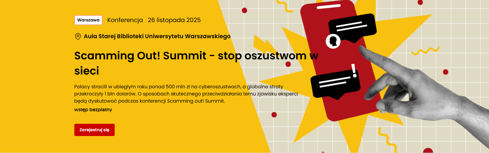 Scamming Out! Summit – stop oszustwom w sieci