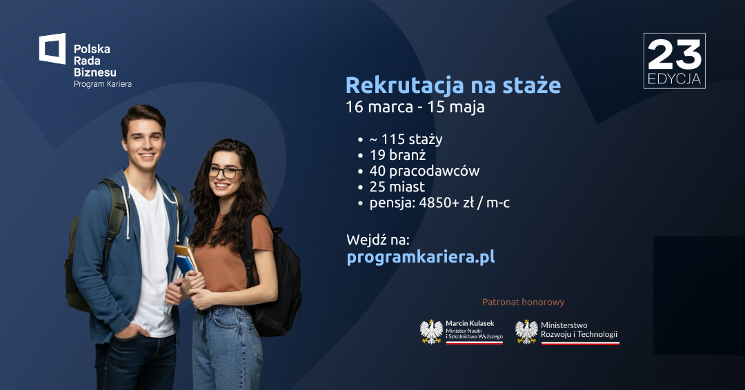 23. edycja Programu Kariera Polskiej Rady Biznesu
