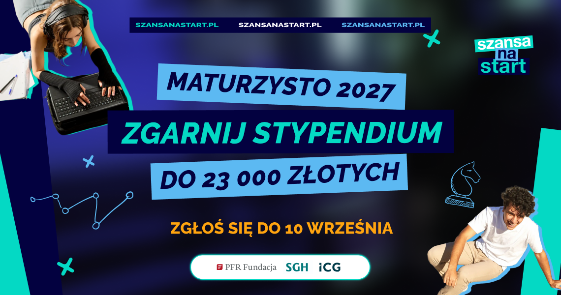 Do 23 tys. zł dla zdolnej młodzieży! Fundacja PFR i SGH inwestują w przyszłych liderów gospodarki