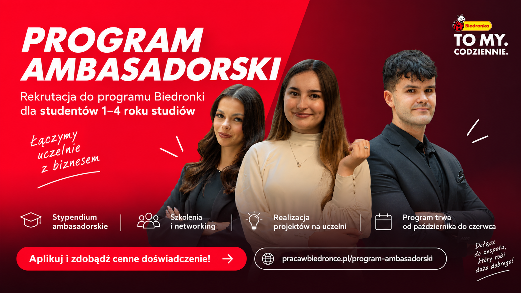Program Ambasadorski Biedronki - ruszyła rekrutacja dla studentów
