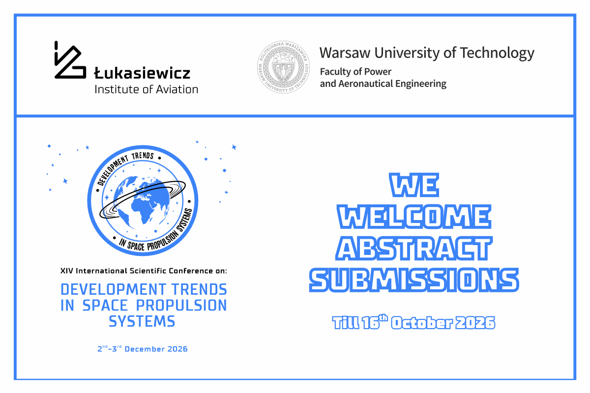 Zostań prelegentem konferencji Development Trends in Space Propulsion Systems 2026