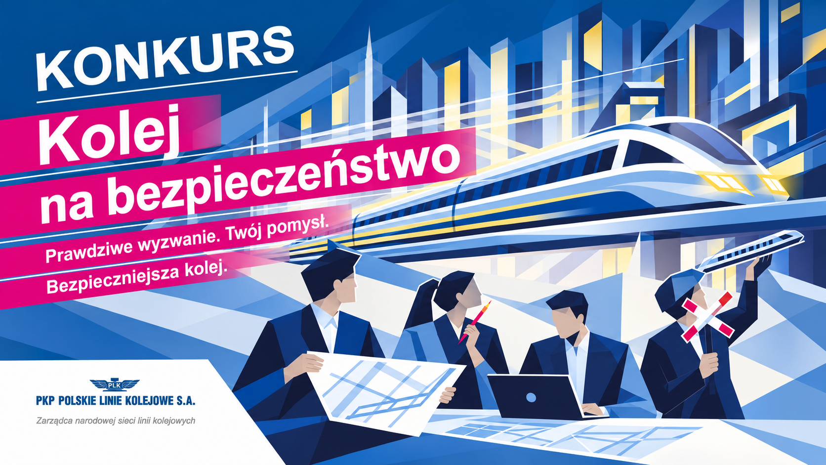 Kolej na bezpieczeństwo – konkurs PKP PLK dla studentów z pomysłami na bezpieczniejszą kolej