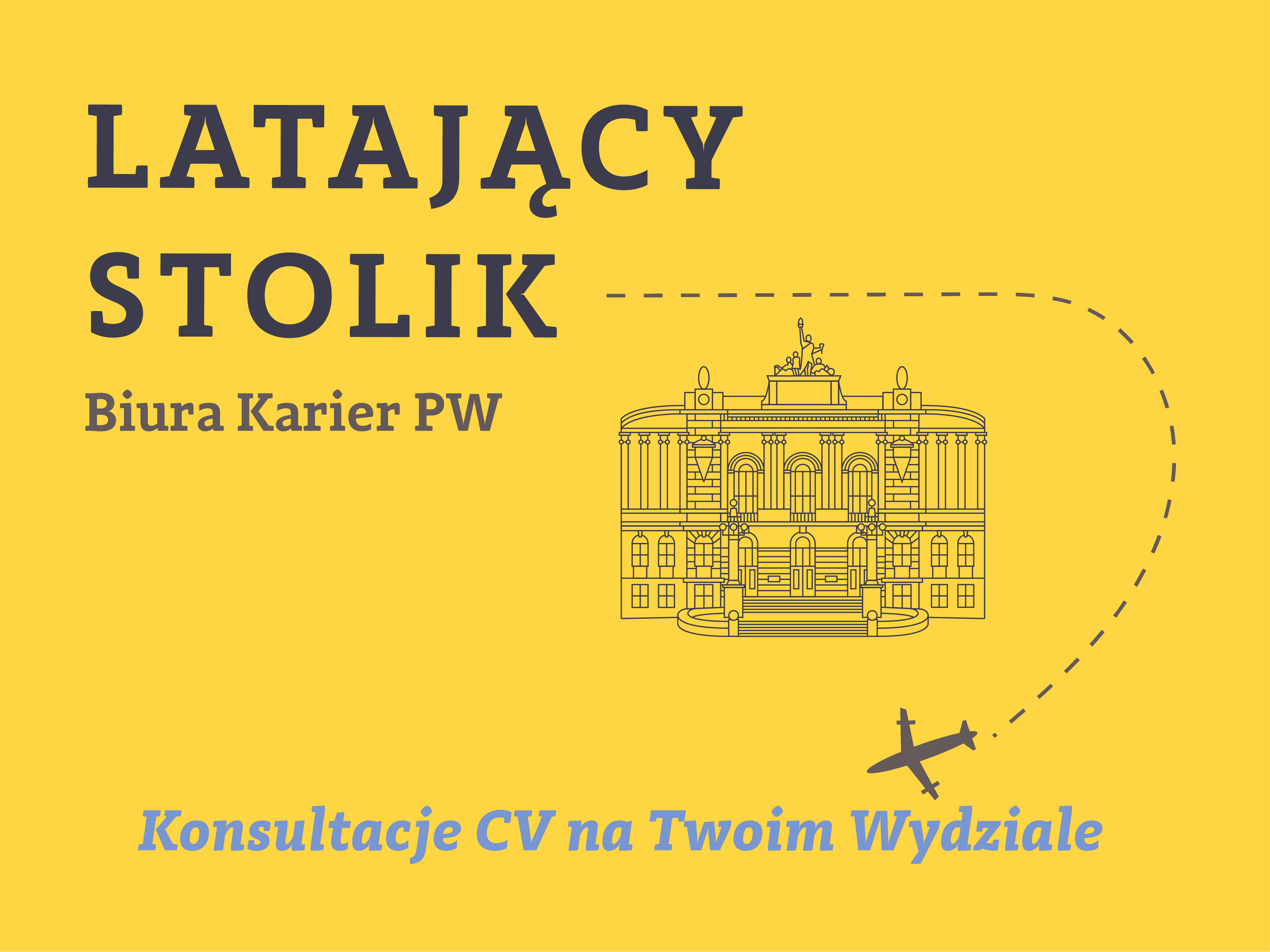 Latający stolik  Biura Karier na Wydziale Chemicznym (konsultacje CV)