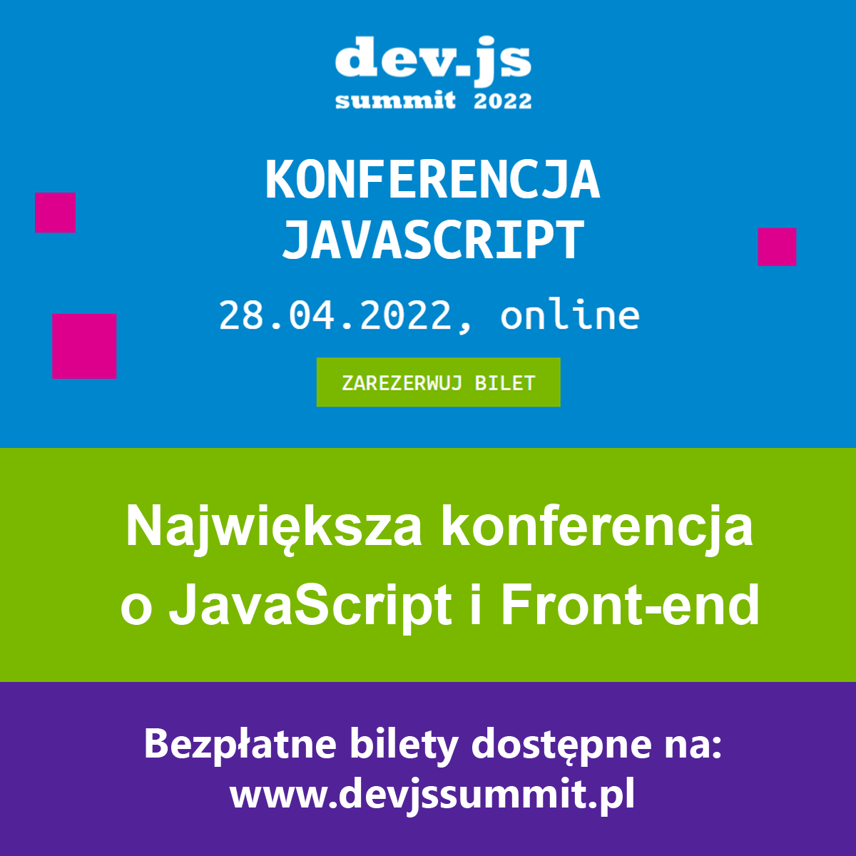 dev.js Summit | Konferencja JavaScript