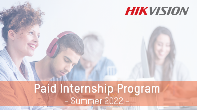 Paid Internship Program Summer 2022
