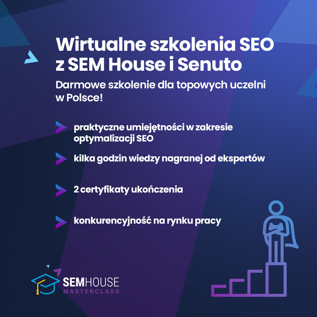 Bezpłatny program edukacyjny dla przyszłych specjalistów marketingu cyfrowego od SEM House