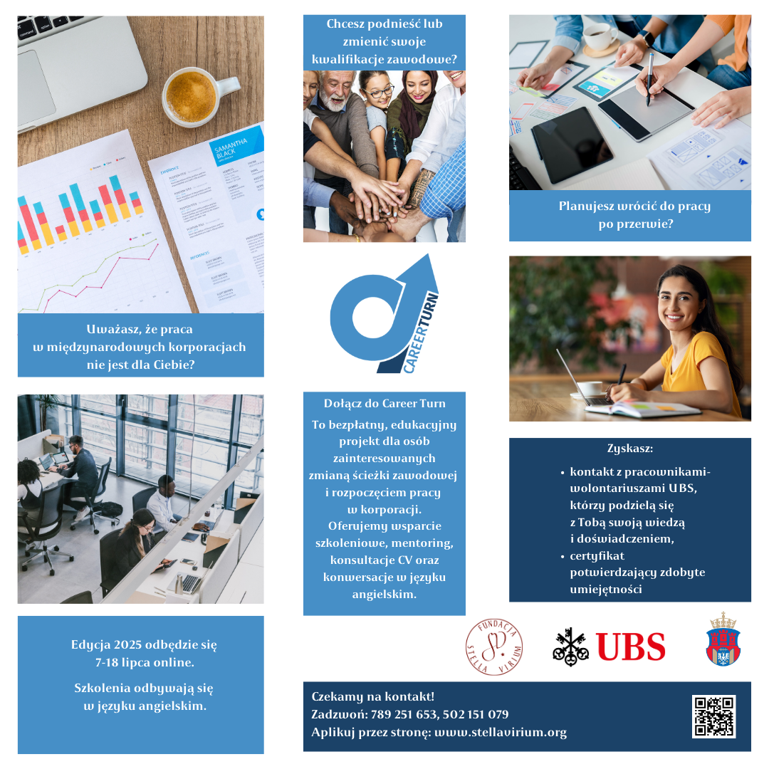 Career Turn 2025 – bezpłatny program rozwoju zawodowego 